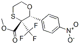 (2R,3S)-METHYL 2-(4-NITROPHENYL)-3-(TRIFLUOROMETHYL)-1,4-OXATHIANE-3-CARBOXYLATE Structure