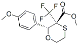 (2R,3S)-METHYL 2-(4-METHOXYPHENYL)-3-(TRIFLUOROMETHYL)-1,4-OXATHIANE-3-CARBOXYLATE 구조식 이미지