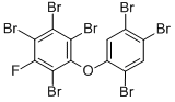 3-FLUORO-2,2',4,4',5,5',6-HEPTABROMODIPHENYL ETHER Structure