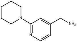 1-(2-PIPERIDIN-1-YLPYRIDIN-4-YL)METHYLAMINE 97%4-AMINOMETHYL-2-PIPERIDIN-1-YLPYRIDINE 구조식 이미지