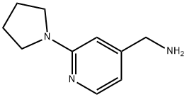 (2-PYRROLIDIN-1-YLPYRID-4-YL)METHYLAMINE Structure