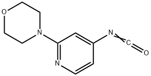 4-(4-ISOCYANATOPYRID-2-YL)MORPHOLINE Structure