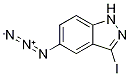 1H-Indazole, 5-azido-3-iodo- Structure