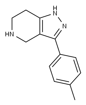 3-(4-Methylphenyl)-4,5,6,7-tetrahydro-1H-pyrazolo[4,3-c]pyridine Structure