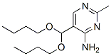 5-(Dibutoxymethyl)-2-methyl-4-pyrimidinamine Structure