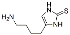 2H-Imidazole-2-thione,  4-(4-aminobutyl)-1,3-dihydro- 구조식 이미지