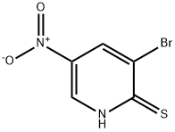 3-Bromo-2-mercapto-5-nitropyridine 구조식 이미지