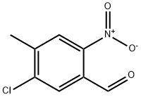 Benzaldehyde, 5-chloro-4-methyl-2-nitro- Structure