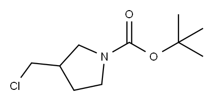 3-CHLOROMETHYL-PYRROLIDINE-1-CARBOXYLIC ACID TERT-BUTYL ESTER Structure