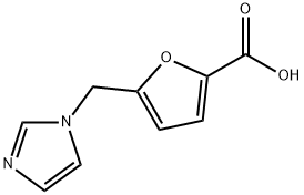 5-(1H-IMIDAZOL-1-YLMETHYL)-2-FUROIC ACID Structure