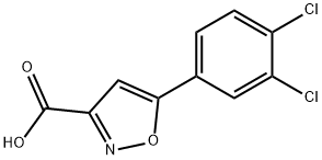 5-(3,4-DICHLORO-PHENYL)-ISOXAZOLE-3-CARBOXYLIC ACID Structure