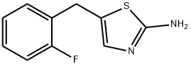 5-(2-FLUORO-BENZYL)-THIAZOL-2-YLAMINE Structure