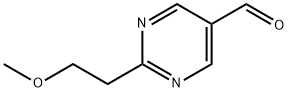 2-(2-METHOXY-ETHYL)-PYRIMIDINE-5-CARBALDEHYDE Structure