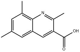 2,6,8-TRIMETHYL-QUINOLINE-3-CARBOXYLIC ACID Structure