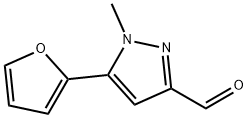 5-(2-FURYL)-1-METHYL-1H-PYRAZOLE-3-CARBALDEHYDE Structure