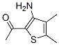 Ethanone, 1-(3-amino-4,5-dimethyl-2-thienyl)- (9CI) 구조식 이미지