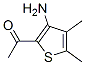 Ethanone, 1-(3-amino-4,5-dimethyl-2-thienyl)- (9CI) Structure