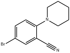 5-BroMo-2-(piperidin-1-yl)benzonitrile Structure