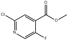 2-CHLORO-5-FLUOROISONICOTICACID메틸에스테르 구조식 이미지