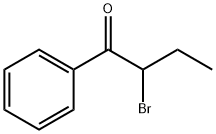 2-bromobutyrophenone  구조식 이미지
