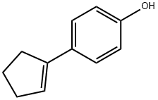 4-(1-Cyclopenten-1-yl)phenol 구조식 이미지