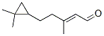 5-(2,2-DIMETHYLCYCLOPROPYL)-3-METHYL-2-PENTENAL Structure