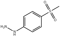 [4-(Methylsulfonyl)phenyl]hydrazine hydrochloride 구조식 이미지