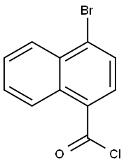 4-bromonaphthalene-1-carbonyl chloride Structure