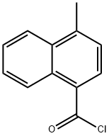 1-나프탈렌카르보닐클로라이드,4-메틸-(9CI) 구조식 이미지