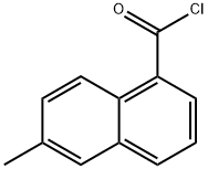 1-나프탈렌카르보닐클로라이드,6-메틸-(9CI) 구조식 이미지