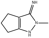 2-METHYL-2,4,5,6-TETRAHYDROCYCLOPENTA[C]PYRAZOL-3-AMINE Structure