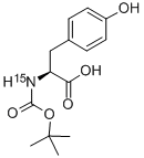 BOC-[15N]TYR-OH Structure