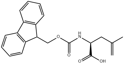 Fmoc-4,5-dehydro-L-leucine Structure