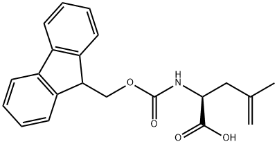 Fmoc-4,5-디하이드로-L-류신 구조식 이미지