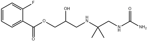 Flestolol Structure