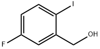 5-FLUORO-2-IODOBENZYL알코올 구조식 이미지