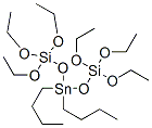 6,6-dibutyl-4,4,8,8-tetraethoxy-3,5,7,9-tetraoxa-4,8-disila-6-stannaundecane Structure