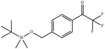 1-[4-[[[(1,1-DiMethylethyl)diMethylsilyl]oxy]Methyl]phenyl]-2,2,2-trifluoro-ethanone Structure