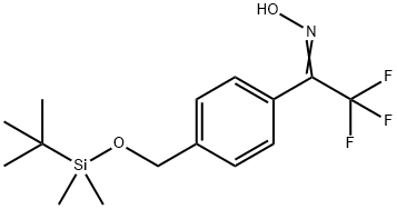 1-[4-[[[(1,1-디메틸에틸)디메틸실릴]옥시]메틸]페닐]-2,2,2-트리플루오로-에타논OxiMe 구조식 이미지