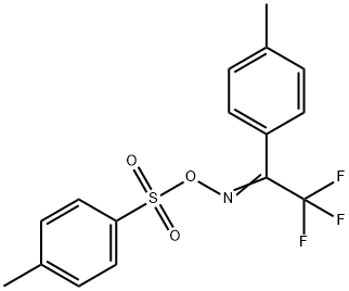 2,2,2-Trifluoro-1-(4-methylphenyl)-O-[(4-methylphenyl)sulfonyl]oxime ethanone Structure