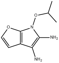 6H-Furo[2,3-b]pyrrole-4,5-diamine,  6-(1-methylethoxy)- 구조식 이미지