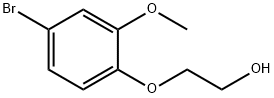 2-(4-BROMO-2-METHOXYPHENOXY)ETHANOL Structure