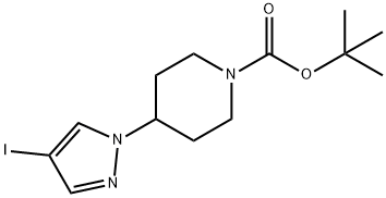 1-(4-BOC-piperidyl)-4-iodopyrazole Structure