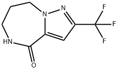 2-(TRIFLUOROMETHYL)-7,8-DIHYDRO-6H-PYRAZOLO[1,5-A][1,4]DIAZEPIN-4-OL Structure