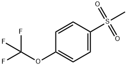 4-(TRIFLUOROMETHOXY)PHENYL METHYL SULFONE Structure