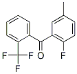 6'-fluoro-3'-methyl-2-(trifluoromethyl)benzophenone Structure