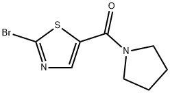 2-Bromo-5-(pyrrolidine-1-carbonyl)-1,3-thiazole Structure