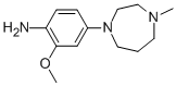 4-(HEXAHYDRO-4-METHYL-1H-1,4-DIAZEPIN-1-YL)-2-METHOXY-BENZENAMINE Structure