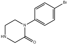 1-(4-브로모-페닐)-피페라진-2-원 구조식 이미지