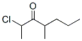 3-Heptanone,  2-chloro-4-methyl- Structure